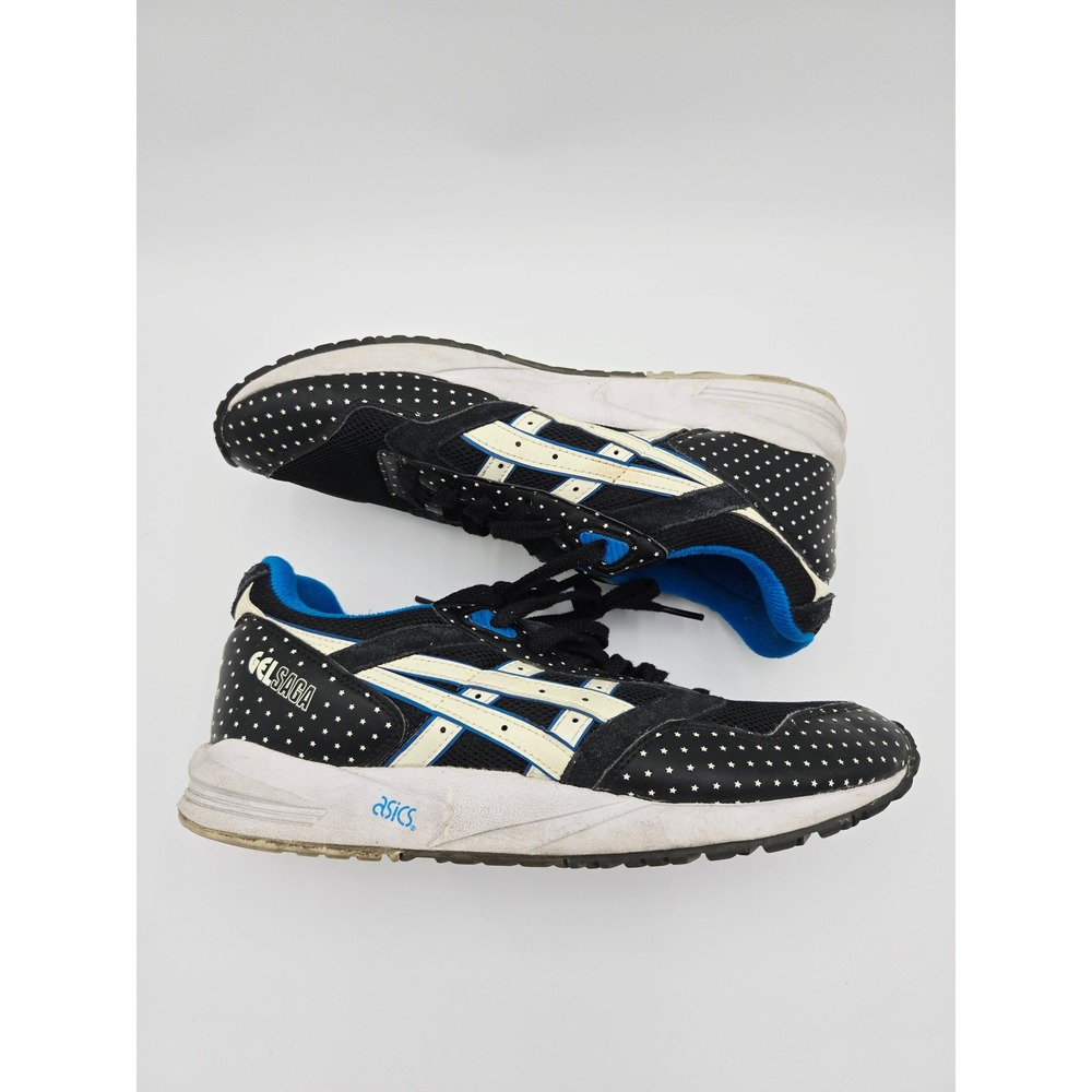 Asics Gel-Saga‎ Glow in the Dark Stars Black Blue Sneakers H4A0N Mens 8